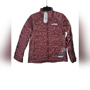 Adidas Women's Terrex Xperior Primaloft Hiking Jacket IM8192 Crimson Size M
